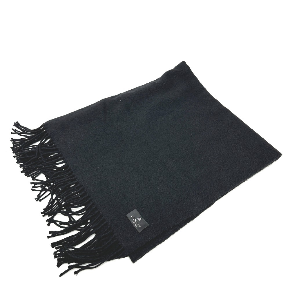 LANVIN ランバン ショール 大判 ストール アパレル小物 カシミヤ ブラック 7,216円