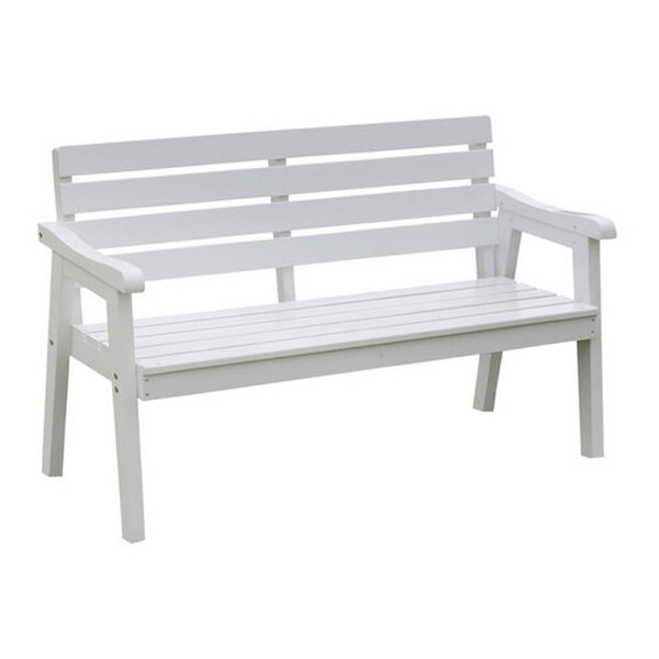 住まいスタイル EL-130WHT 天然木製ベンチ 幅130 Elan エラン ホワイト メーカー直送