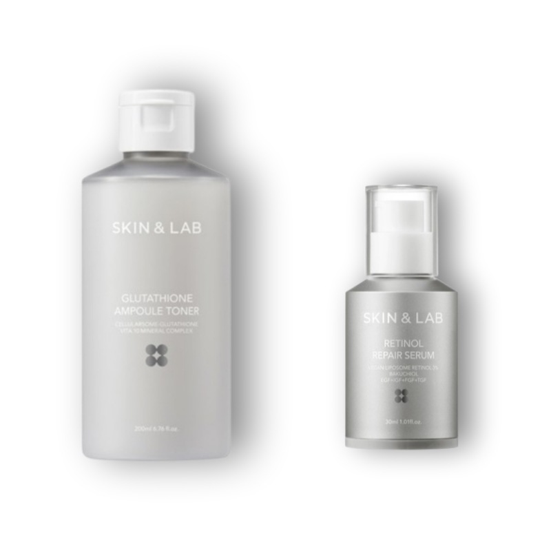 グルタチオントナー 200ML + レチノールリペアセラム 30ml セット トナーレチノール セラム 基礎ケア スキンケア セラム 化粧水