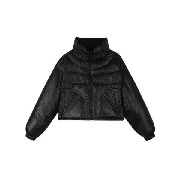 女性 POLY グロッシーパッファーダウンジャンパー(B234DW720P)