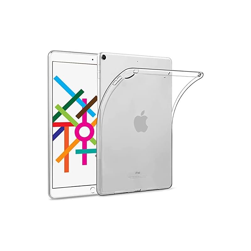 【5枚入り】 iPad 10.2 ケース/iPad 9 ケース/iPad 8 ケース クリア (2021/2020/2019) 専用 TPU素材製 薄型 軽量 感 擦り傷防止 耐衝撃 iPad 第9世