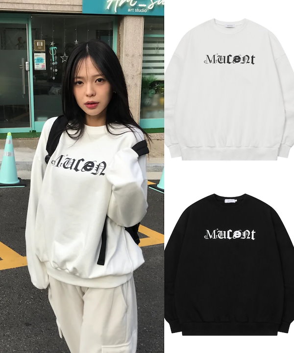 【MUCENT】 SIGNATURE BIG LOGO RAGLAN MTM /追跡付 SIGNATURE BIG LOGO RAGLAN MTM UNISEX (2COLOR) | ファッション