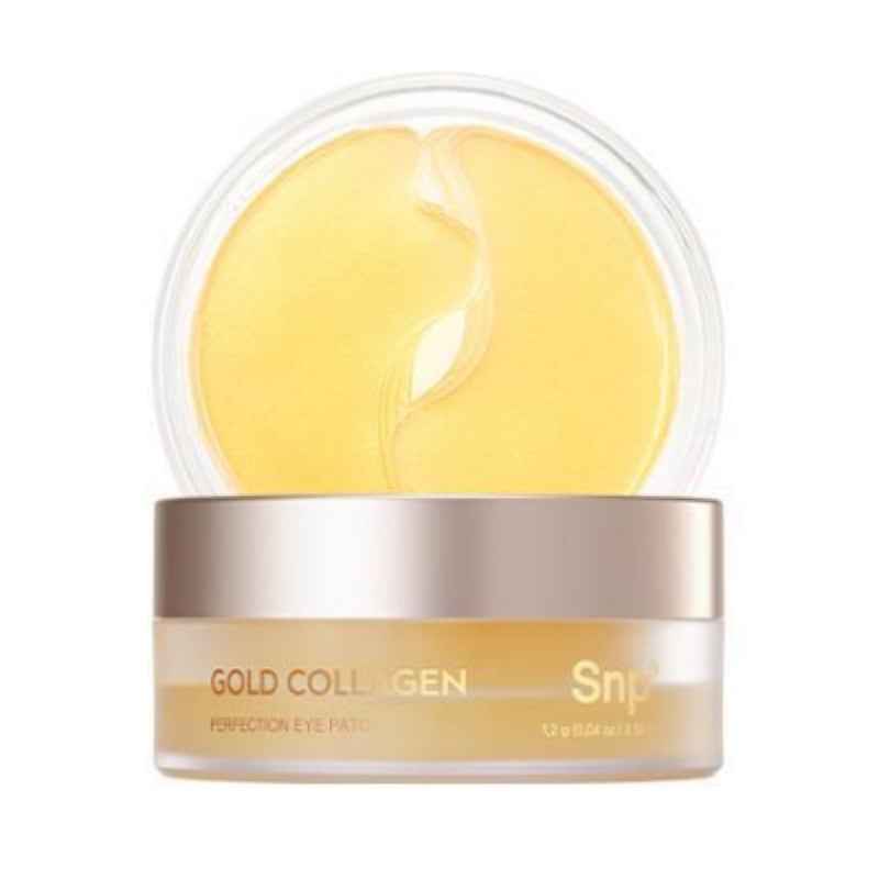 【並行輸入】 ゴールドコラーゲンパーフェクションアイパッチダブル企画（60枚+60枚+クマのぬいぐるみステッカー）