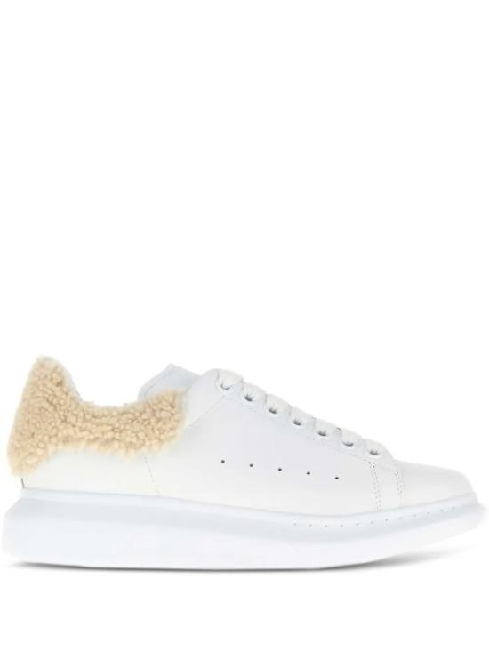 ALEXANDER MCQUEEN Women Sneakers 553770 WIAIW 9601 WHITE BEIGE