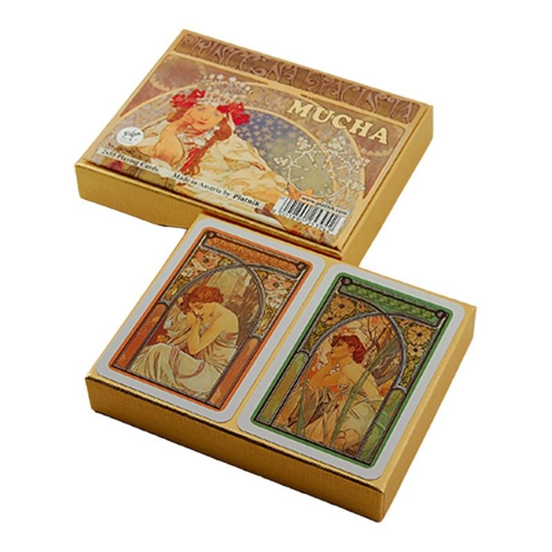 Alphonse Mucha Princess Hyacinta Double Deck Austrian Playing