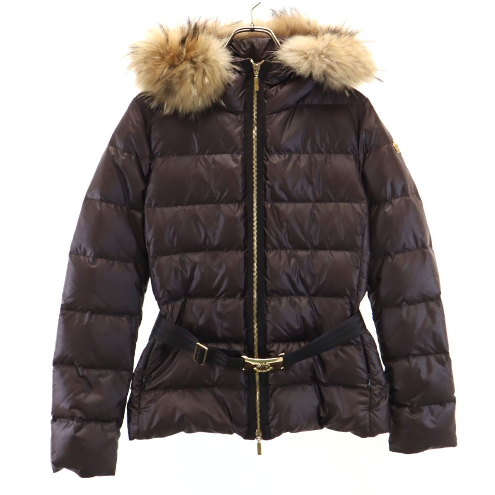 ハンガリー製 ANGERS ダウンジャケット 2 ブラウン レディース