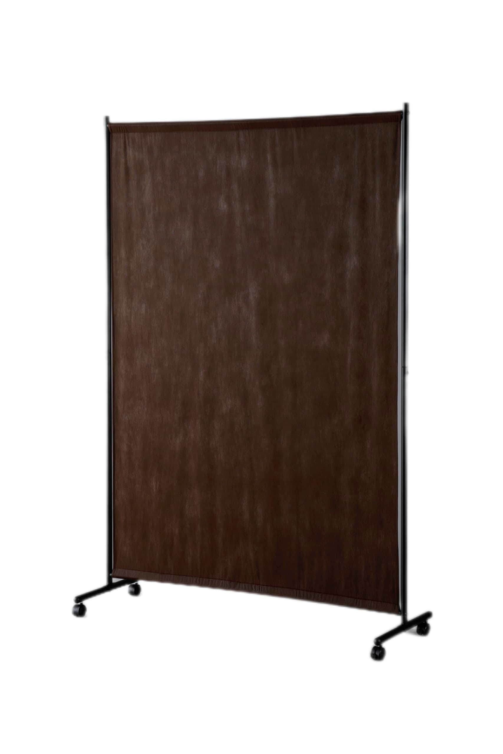 間仕切り パーテーション キャスター付き ブラウン 119x180cm 衝立て 目隠し スクリーン PTH-120BR