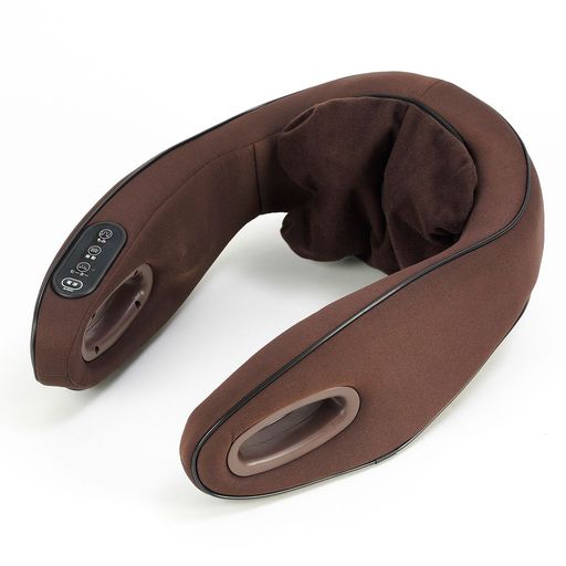 腰マッサージャー マッサージ 速度2段階式 (首/腰/太もも/ふくらはぎ) ヒーター機能搭載 もみたいむプロ MCR8515(T) ブラウン