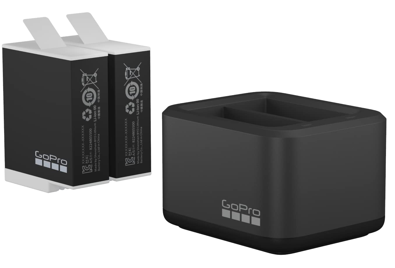 【公式】 GoPro(ゴープロ) デュアルバッテリーチャージャー + Enduro バッテリー HERO9/10 /11 ブラック用 2個セット