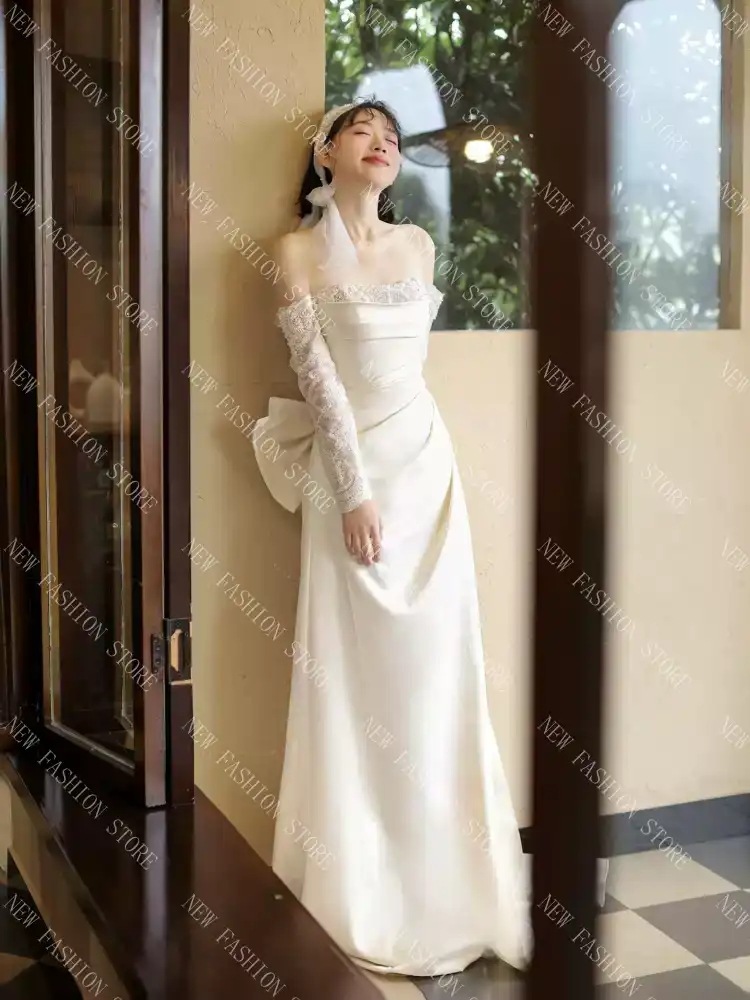 ウエディングドレス 白-68