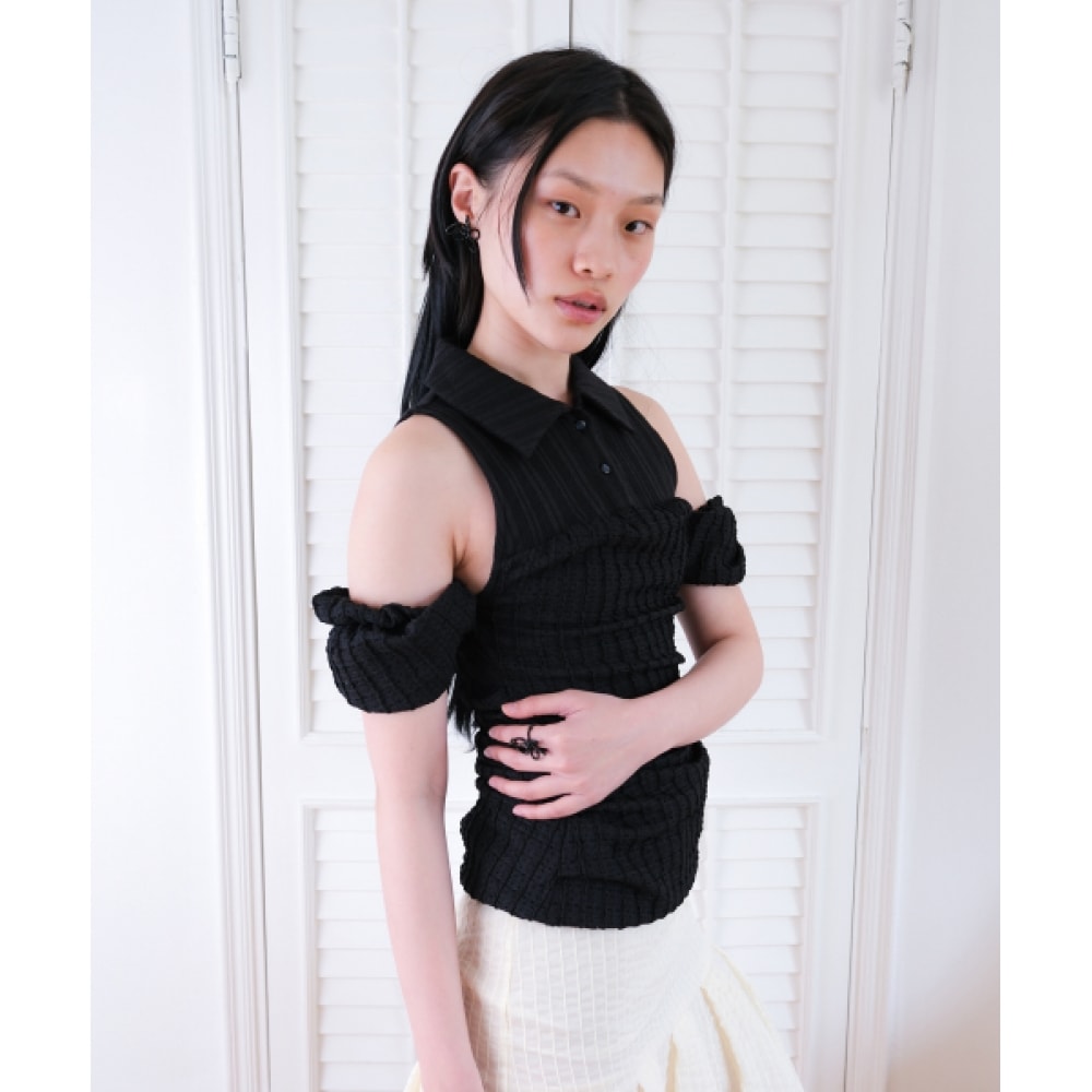 LOSESLEEPOVER パフポーション シュリンクトップ *ブラック 29,170円