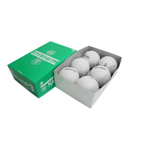 ナイガイ 136275 ソフトボール 3号球（一般用・中学生用）6個 136275ナイガイ