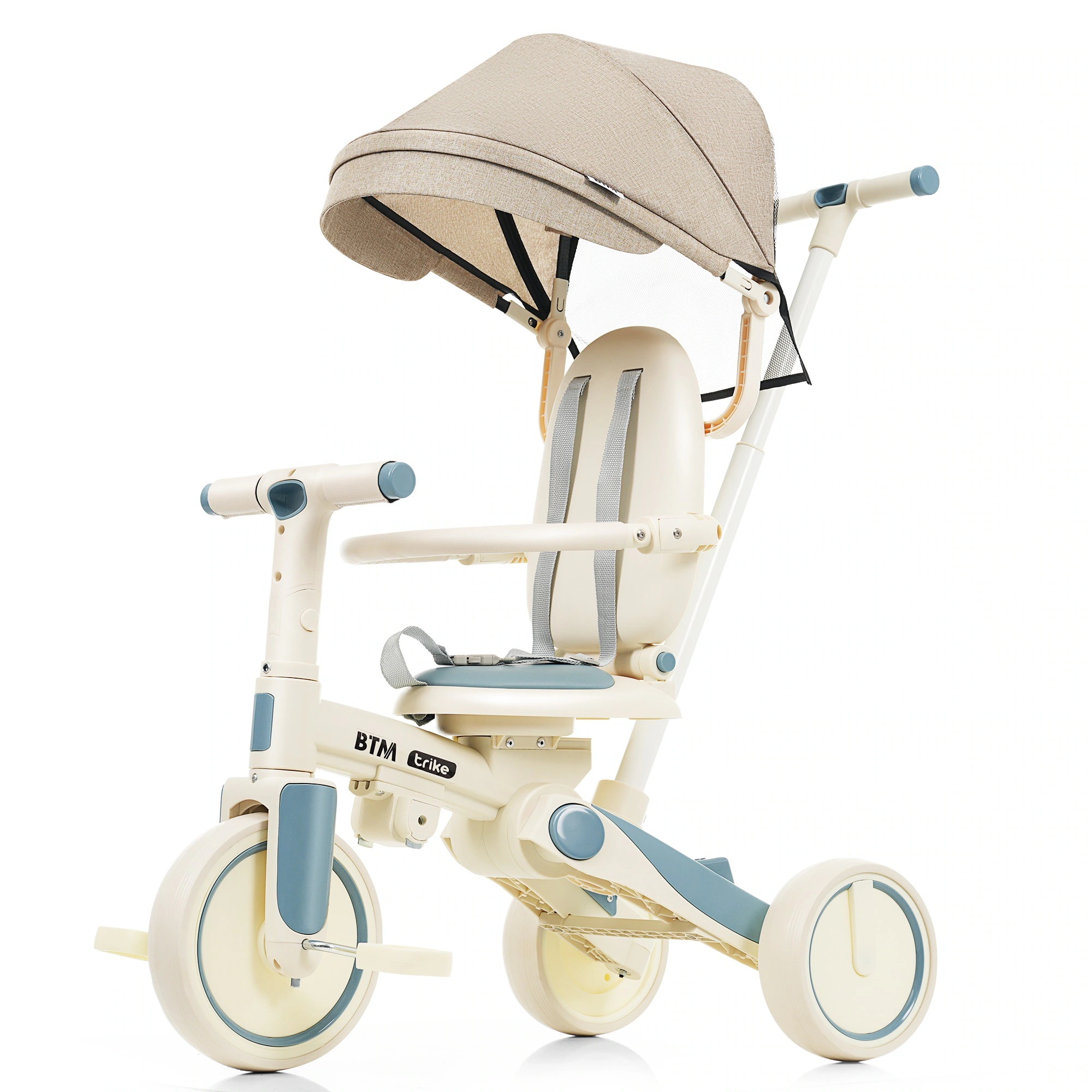 子供用三輪車 かじとり手押し棒 おしゃれ 5in1 ランニングバイク 座面回転 おもちゃ 乗用玩具 キッズバイク プレゼント お祝いクリスマス ギフト 1歳 2歳 3歳 幼児用