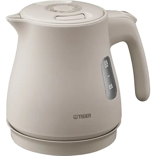 QUICK＆SAFE＋ PCV-A080-CU (アーバンベージュ) 蒸気レス電気ケトル 0.8L
