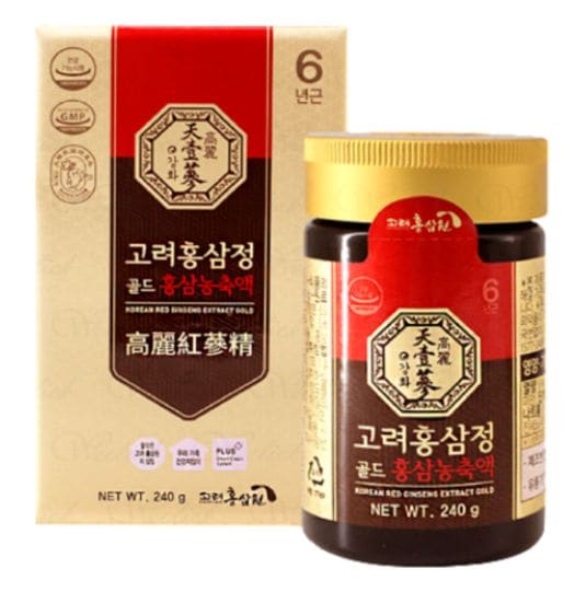 [高級品]高麗紅参精ゴールド6年根紅参濃縮液100％ミラクルカンパニー240g