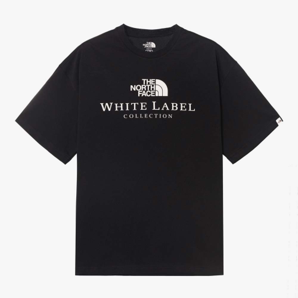 ザ・ノース・フェイス ホワイトレーベル シグネチャー 半袖 ラウンドティー_BLACK NT7UR26K