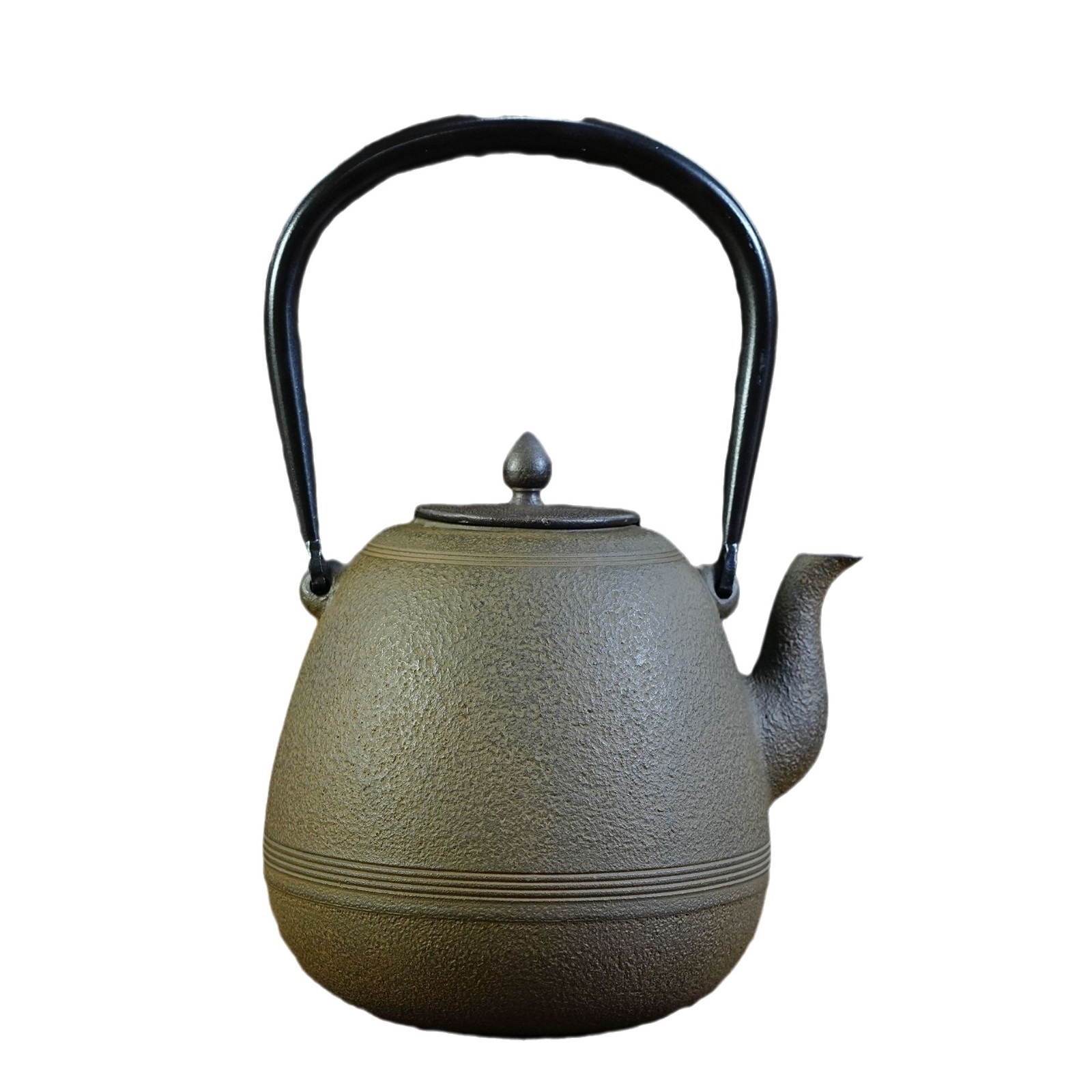 1.2L大容量 茶道具新品南部鉄器 老鉄瓶 素肌鉄瓶 未塗装鉄器 提梁壺 対応 鉄やかん 鉄分補給 鉄びん 工芸品 敬老の日