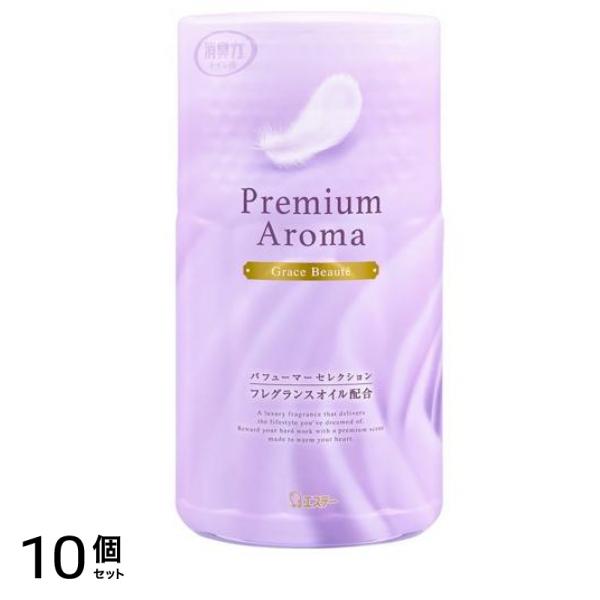 消臭力 トイレ用 Premium Aroma(プレミアムアロマ) グレイスボーテ 400mL 10個セット