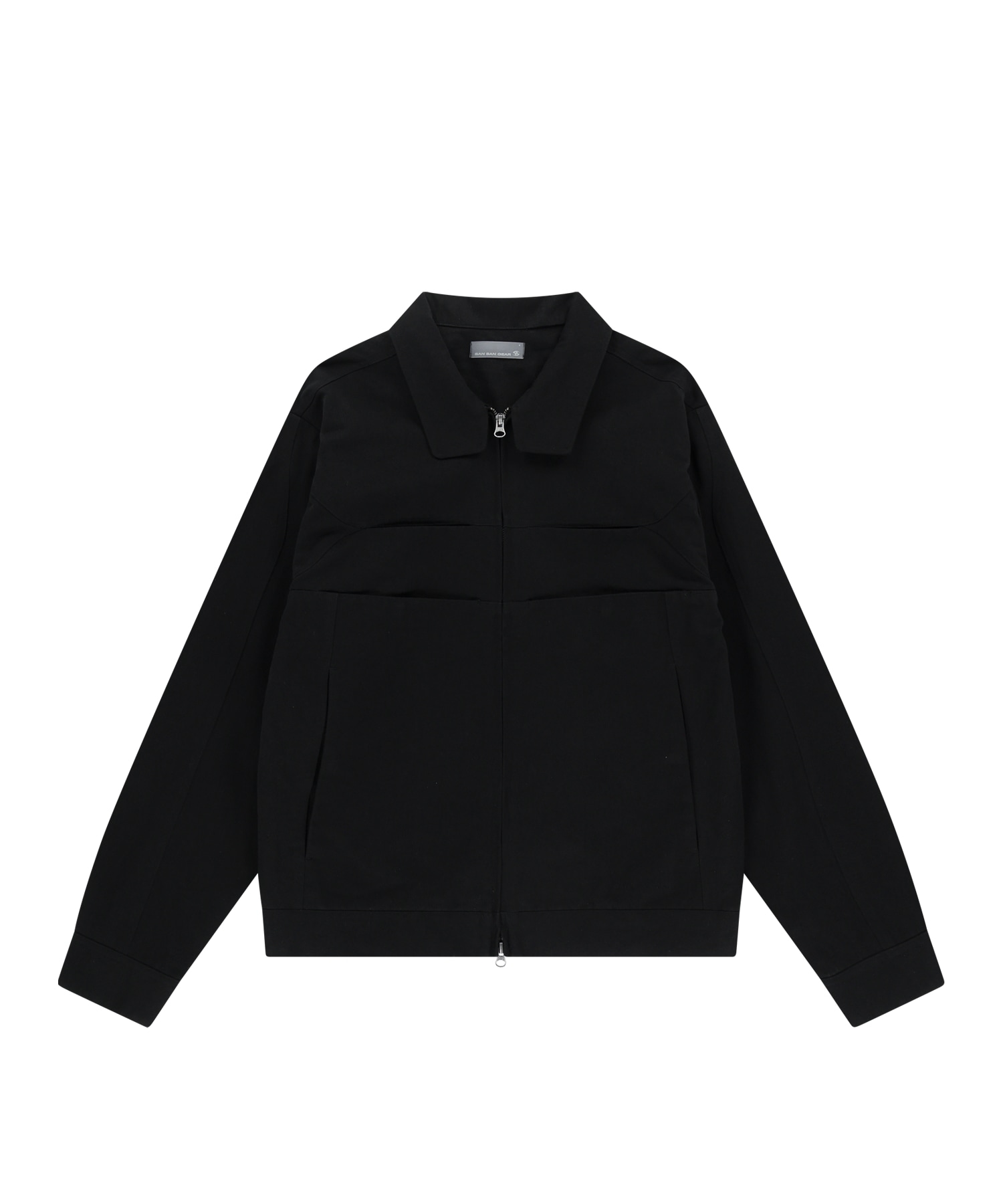 【SANSANGEAR】 25SS LAYER COTTON JACKET : BLACK