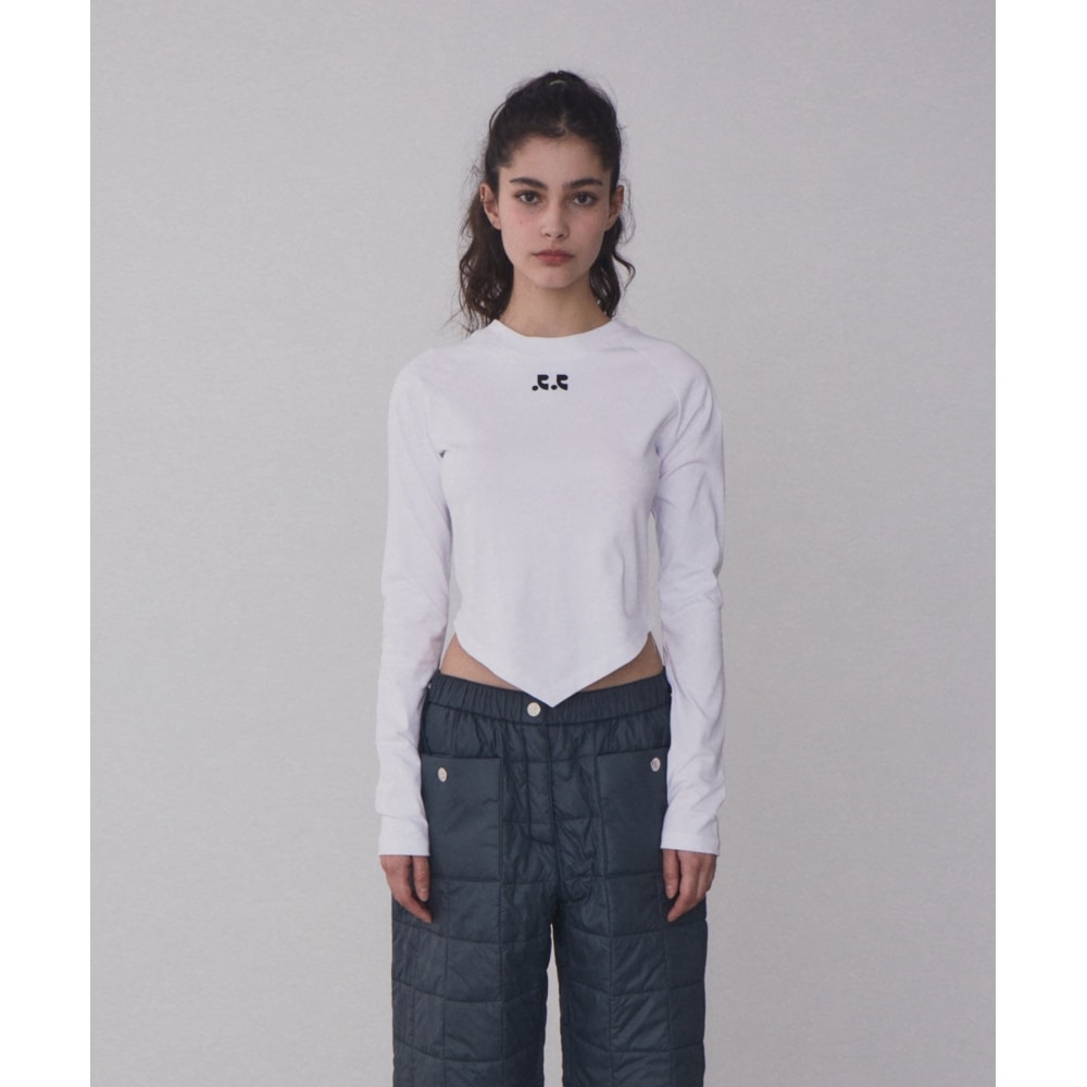 レスト&レクリエーション RR アローポイントロングスリーブ Tシャツ_ホワイト