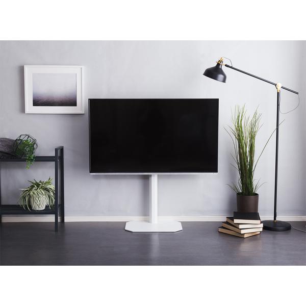 テレビ台 スタンド おしゃれ ラック コーナー 首振り スイング 壁寄せ ハードディスクホルダー付き2点セット