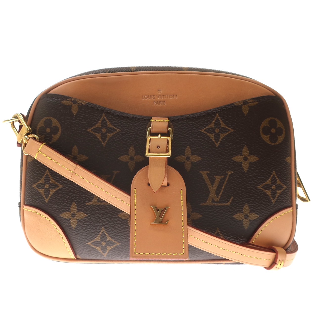 【新品同様】ドーヴィルミニ モノグラム M45528 PL3260 2WAYショルダーバッグ ショルダーポーチ ポシェット レディース