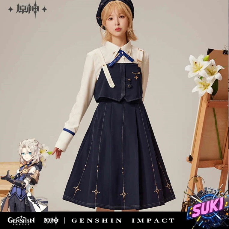 「ワンピース」【プロ品質を極める!】原神 グッズ / アルベド インプレッションシリーズ / Genshin Impact Albedo 阿贝多 げんしん コスプレ