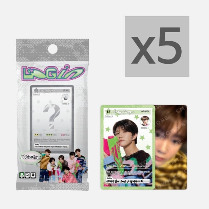 NCT WISH RANDOM TRADING CARD [ LOG out ver. ] 5個 - ASIA TOUR LOG in