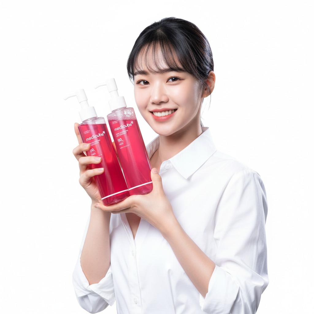 PDRN ピンク ジェルツーフォーム トーンアップクレンザー 200ml 2個セット
