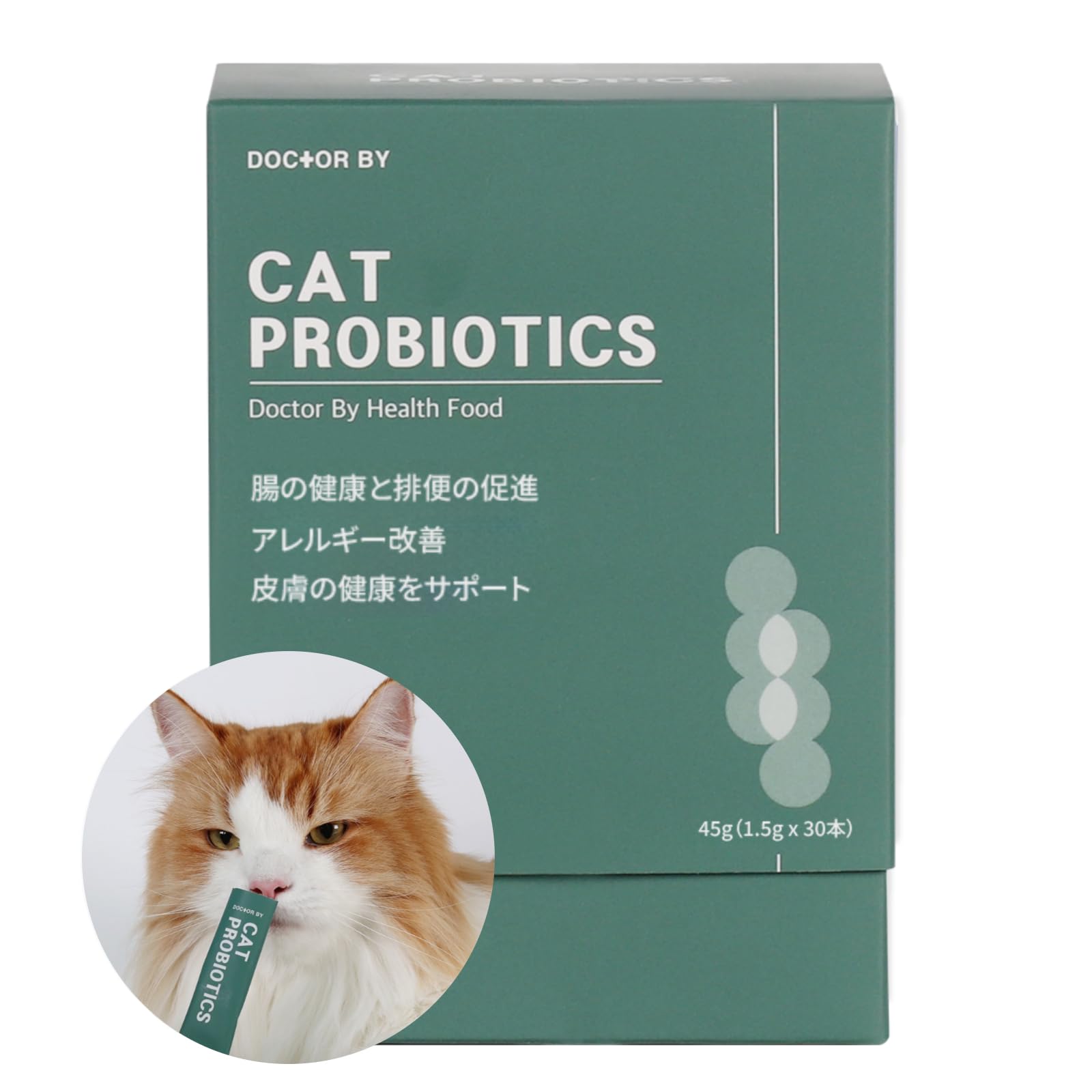 DOCTOR BY プロバイオティクス 猫用乳酸菌 腸の健康 下痢 便秘 排泄活動のサポート免疫力向上 (DOCTOR BY プロバイオティクス)
