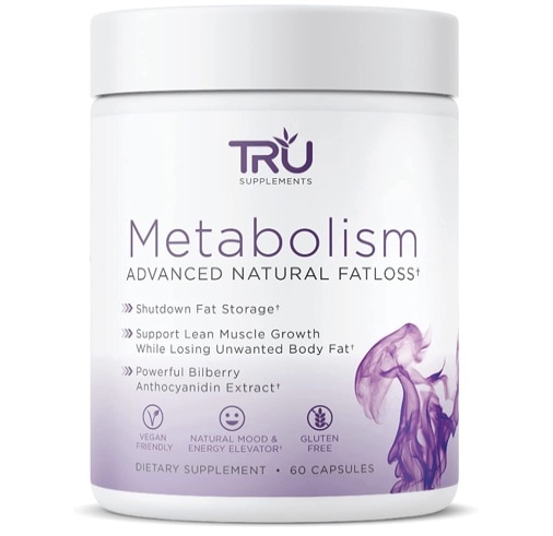 【TRU Metabolism 脂肪燃焼食欲抑制サプリ】60粒入り/30回分　ダイエットサプリメント
