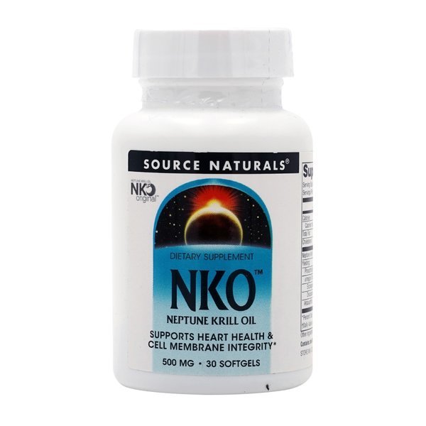 【予約受付中】 ソースナチュラルズ NKO Neptune Krill Oil 500mg 30 Softgels DHA・EPA配合