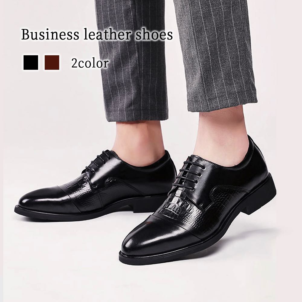 ビジネスシューズ メンズ ビジネスレザーシューズ 冬 人気 ブランド 滑らない 春 走れる 紐 夏 靴 防水 ストレートチップ ショートブーツ ON ウォーキング 歩きやすい OFF レザー 革 カジ