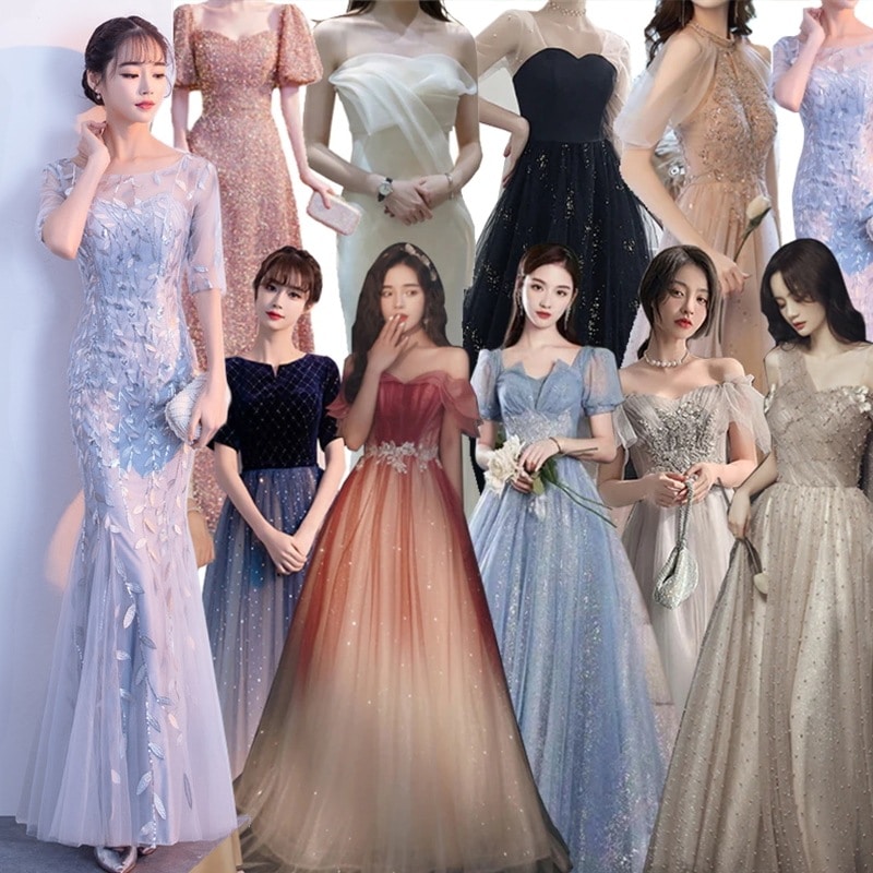 【本日限定】お姫様 2024 パーティードレス 結婚式 ドレス ワンピース フォーマル イブニングドレス 忘年会 結婚式 キャバドレス Aライン スパンコール ロング 演奏会 花嫁 前撮り メガ割