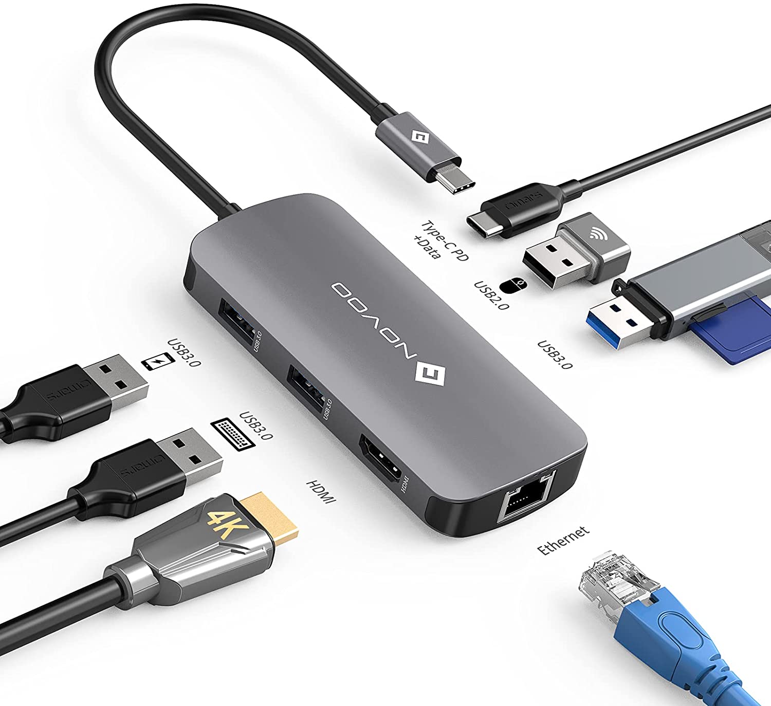 【本日限定価格】 NOVOO RoHS認証があり / CE / FCC フラッシュドライブハードド 4,766円