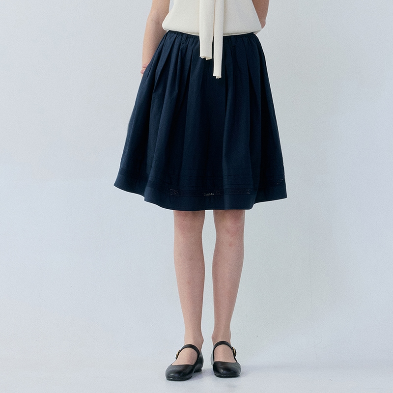 Forest Lace Skirt (Navy)