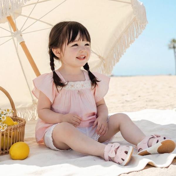 TC01 夏 ヘレン半袖ブラウス4部上下 PINK 01T333056 (S49694019)