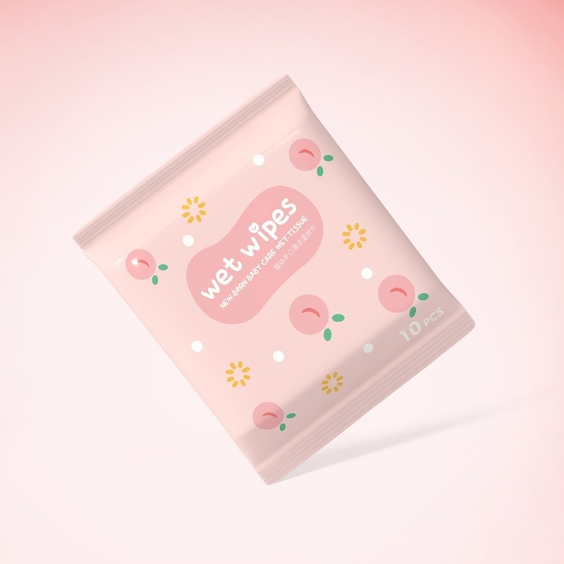 10枚入小パック携帯用パック使い捨てお掃除ワイプ10枚ママとベビーの店への低ギフト
