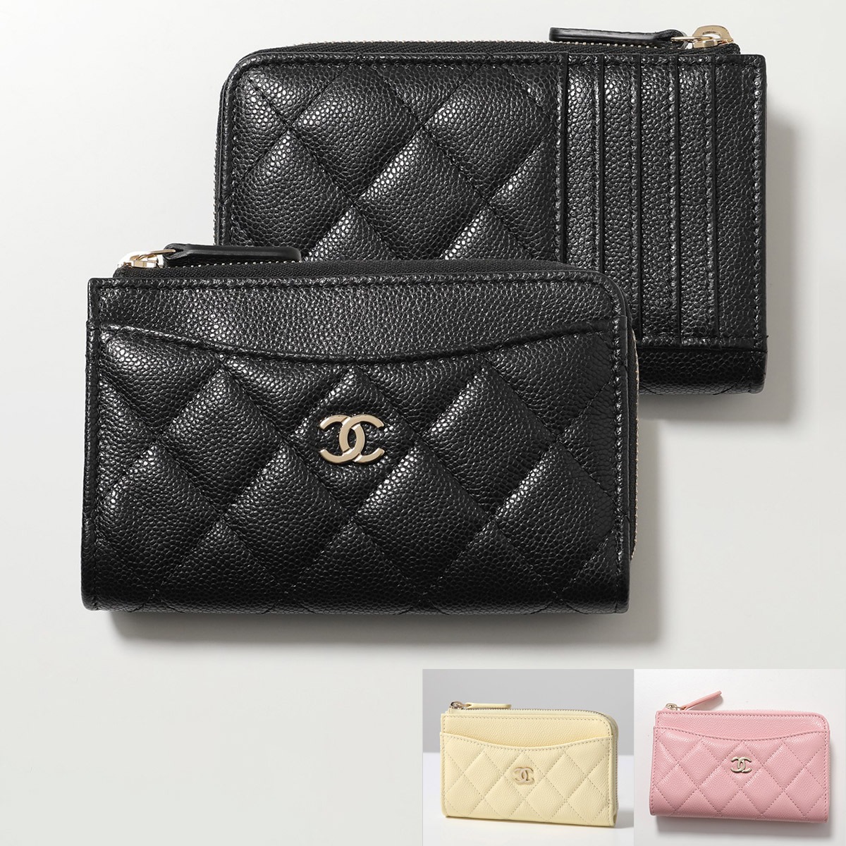 CHANEL シャネル フラグメントケース MATELASSE マトラッセ AP3179 B10583 Y01480 B15532 レディース コイン＆カードケース ココマーク 財布