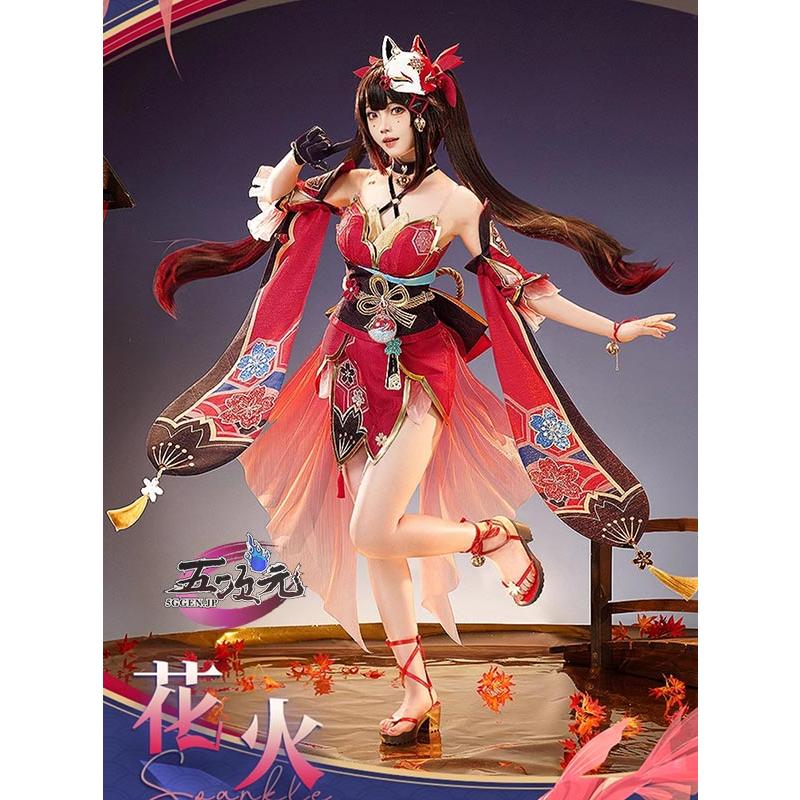 【予約商品】2026新作 Insでも話題に 三分妄想　崩壊スターレイル　コスプレ　スタレ　花火　はなび　衣装　ウィッグ　靴　追加可