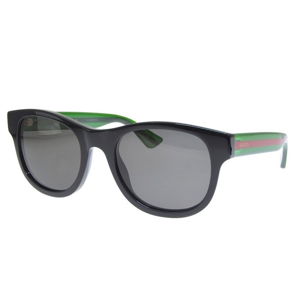 グッチ サングラス メンズ レディース 5221-145 ブラック×グリーン ファッション用グラス GG0003SN006 GUCCI