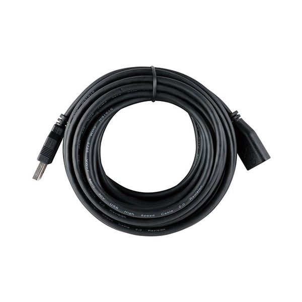 (3セット) カモン 延長用USBケーブル A-A 5m ブラック ATC95126X3