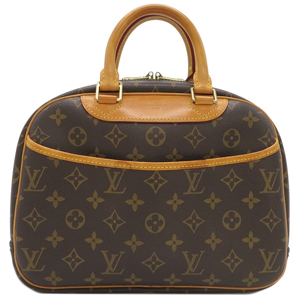 ルイヴィトン LOUIS VUITTON ハンドバッグ トゥルーヴィル モノグラムキャンバス モノグラム ゴールド金具 茶 M42228 BA0044【中古】