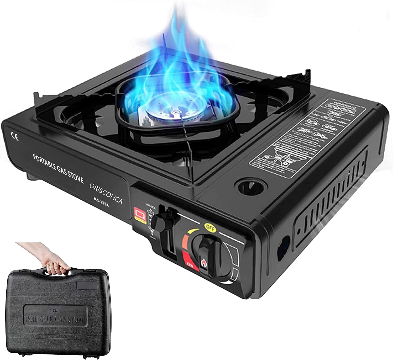 カセットフー アウトドアコンロ 卓上 耐荷重15kg 強火力 2.5kW！強火力 防風