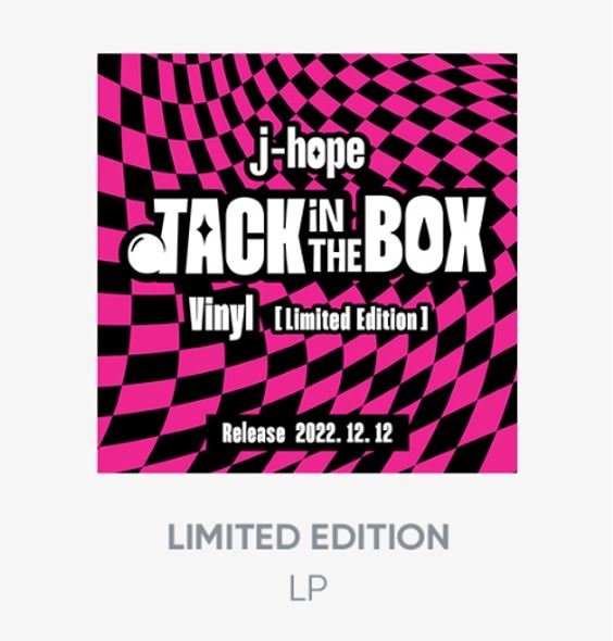 【BTS j-hope】- Jack In The Box [LP] (Limited Edition)