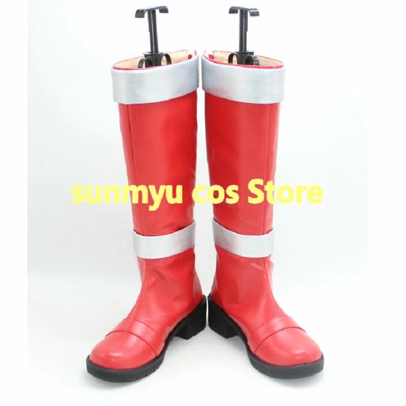 キラメイジャー キラメイレッド 　キラメイイエロー キラメイピンク キラメイグリーン キラメイブルー 靴　色変更可　コスプレ道具　ブーツ