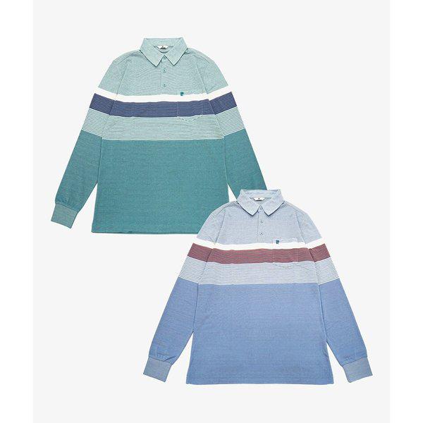 コットンストライプカラーTシャツ PPTS1402