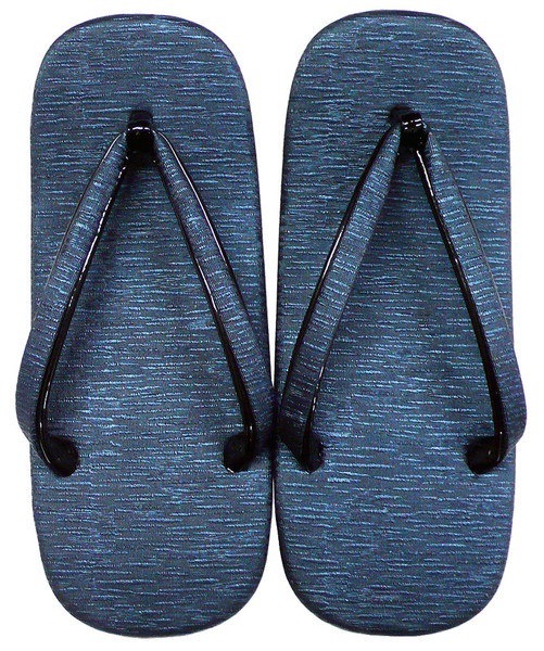 こまつり Qoo10] 雪駄 1111 小波 紺 お祭り お祭り