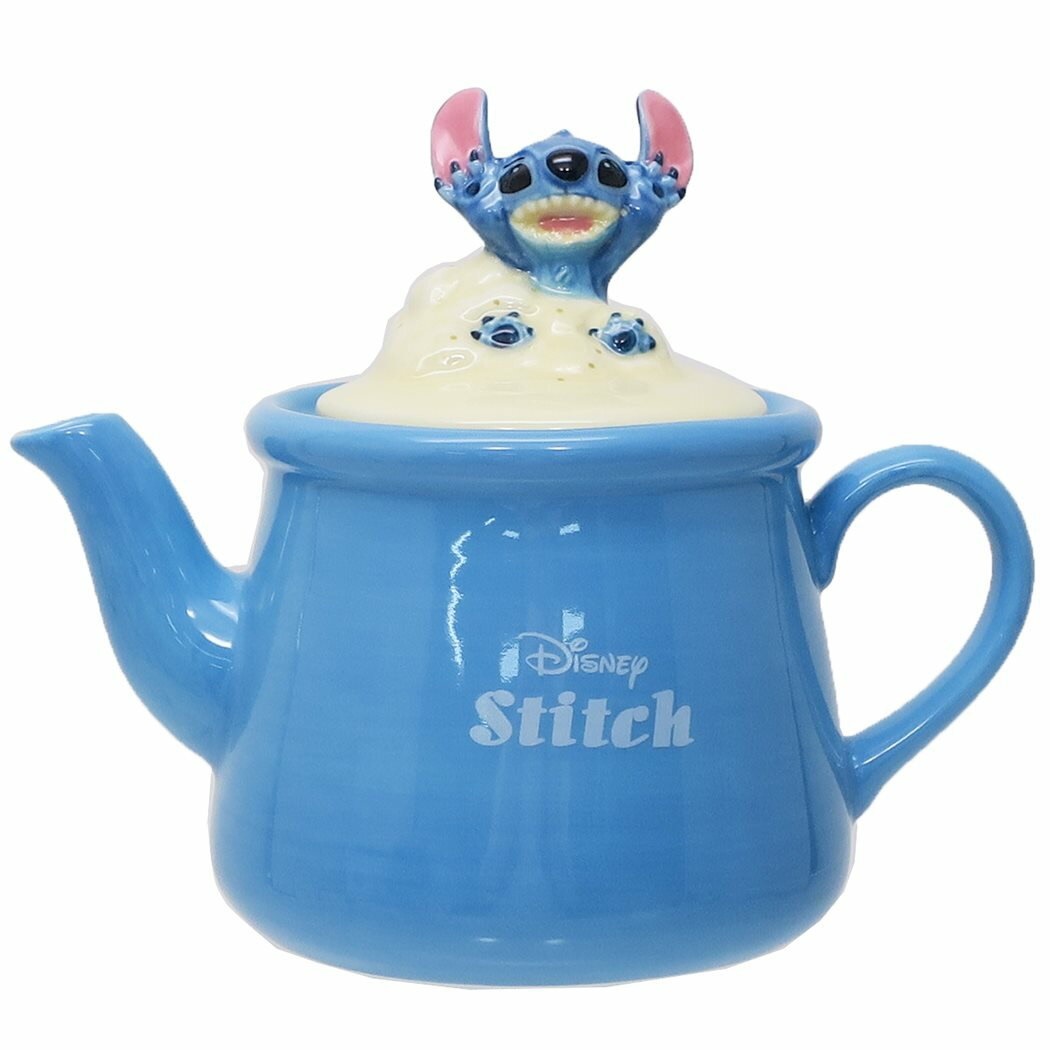 激レア　ディズニー　スティッチ　置物　陶器　箱あり ☆希少 当時物 リロ&スティッチ スティッチ 陶器製 顔型小物入れ