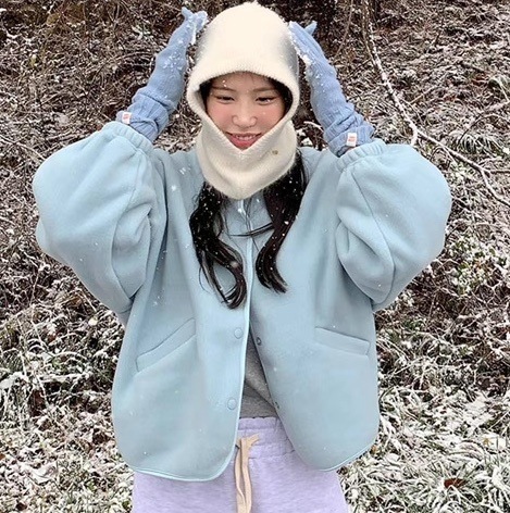 カジュアル長袖ブルゾン 長袖ブルゾン 長袖ジャンパー 水色 ライトブルー 青 ブルー ピンク 灰色 ライトグレー グレー 紺 ネイビー 韓国 オルチャン レディース シャーベットカラー 長袖 6,656円